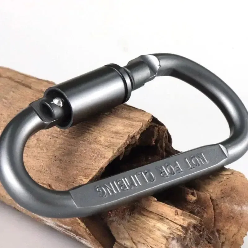 4 Piece Keychain Carabiner Set for Camping and Survival
