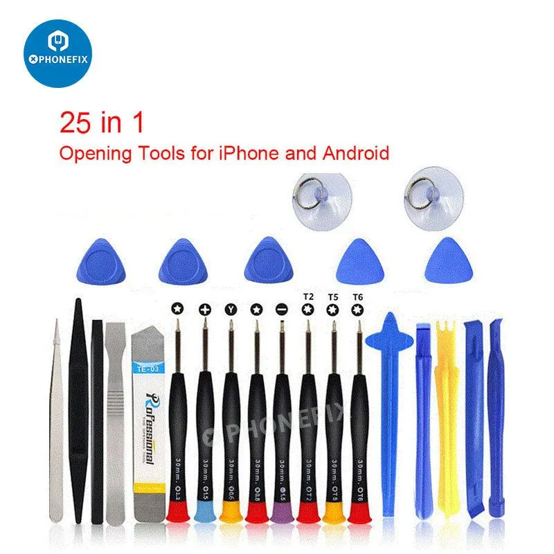 All in 1 Spudger Pry Phone Screen Opening Repair Toolkits Screwdriver Set