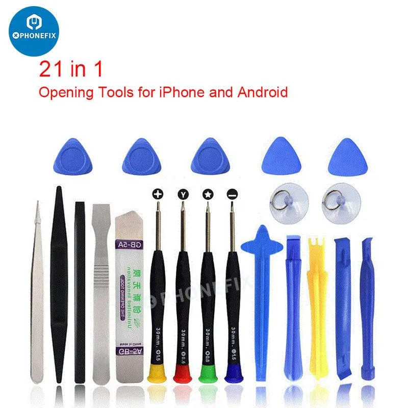 All in 1 Spudger Pry Phone Screen Opening Repair Toolkits Screwdriver Set