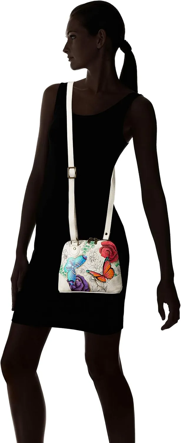 Anna by Anuschka Leather Small Multi Compartment Zip-Around Organizer