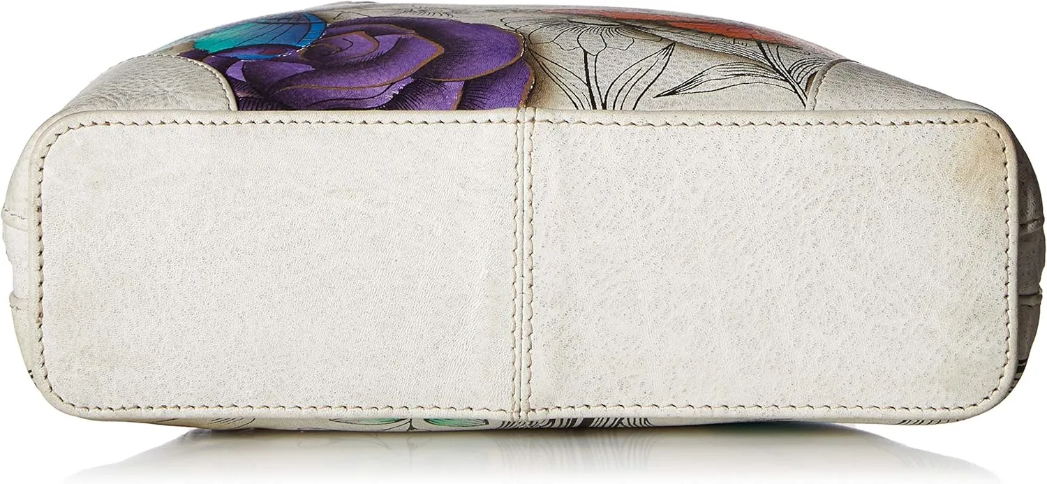 Anna by Anuschka Leather Small Multi Compartment Zip-Around Organizer