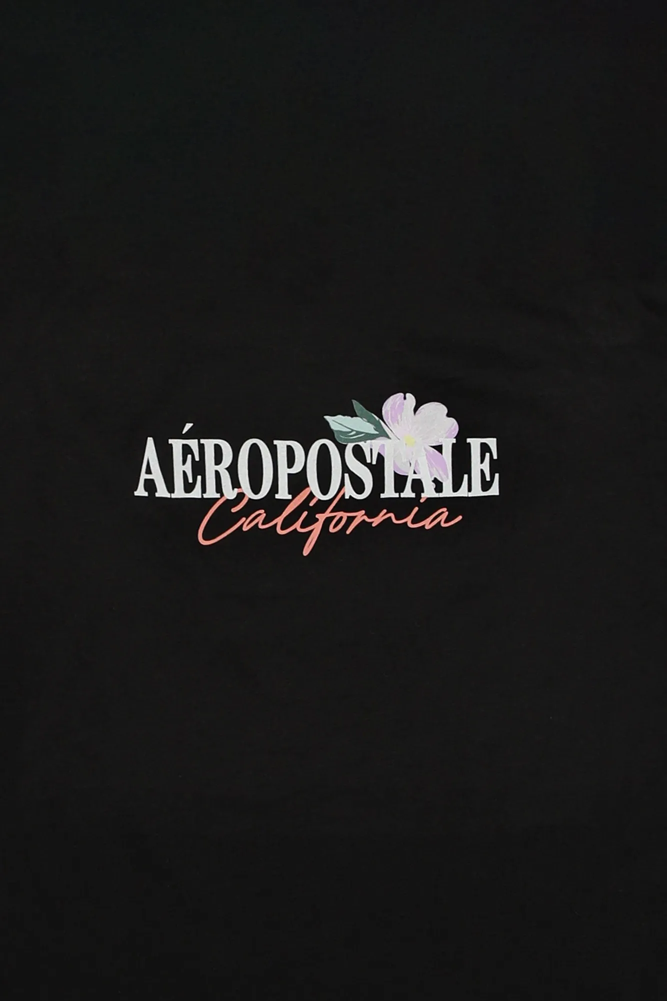 Aéropostale California Flower Graphic Boxy Tee