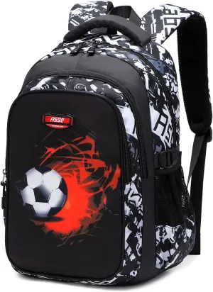 Asge Backpack for School Boys Backpacks for Kids Camo Bookbag for Middle School Bags Waterproof Travel Back Pack