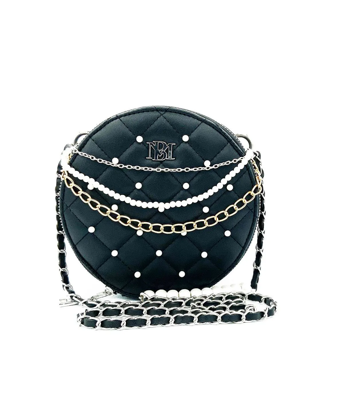 Badgley Mischka Women's Rounded Shoulder Bag, Black
