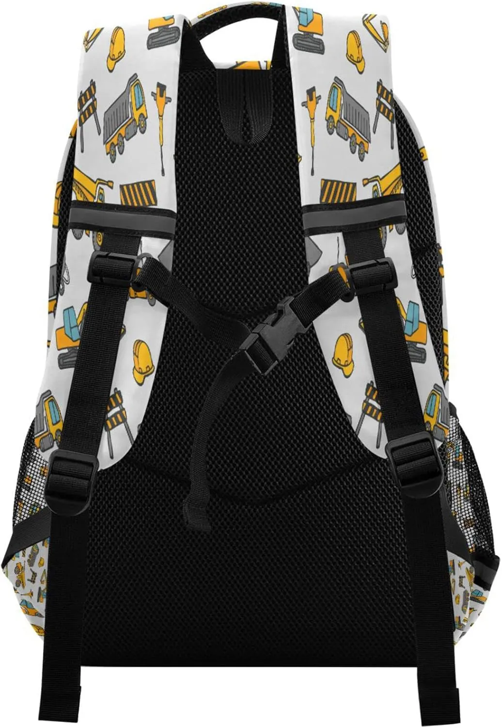 Construction Truck Backpack for Girls Kids Boys School Bookbags, Student Laptop Backpack Carrying Bag Casual Lightweight Travel Sports Day Packs