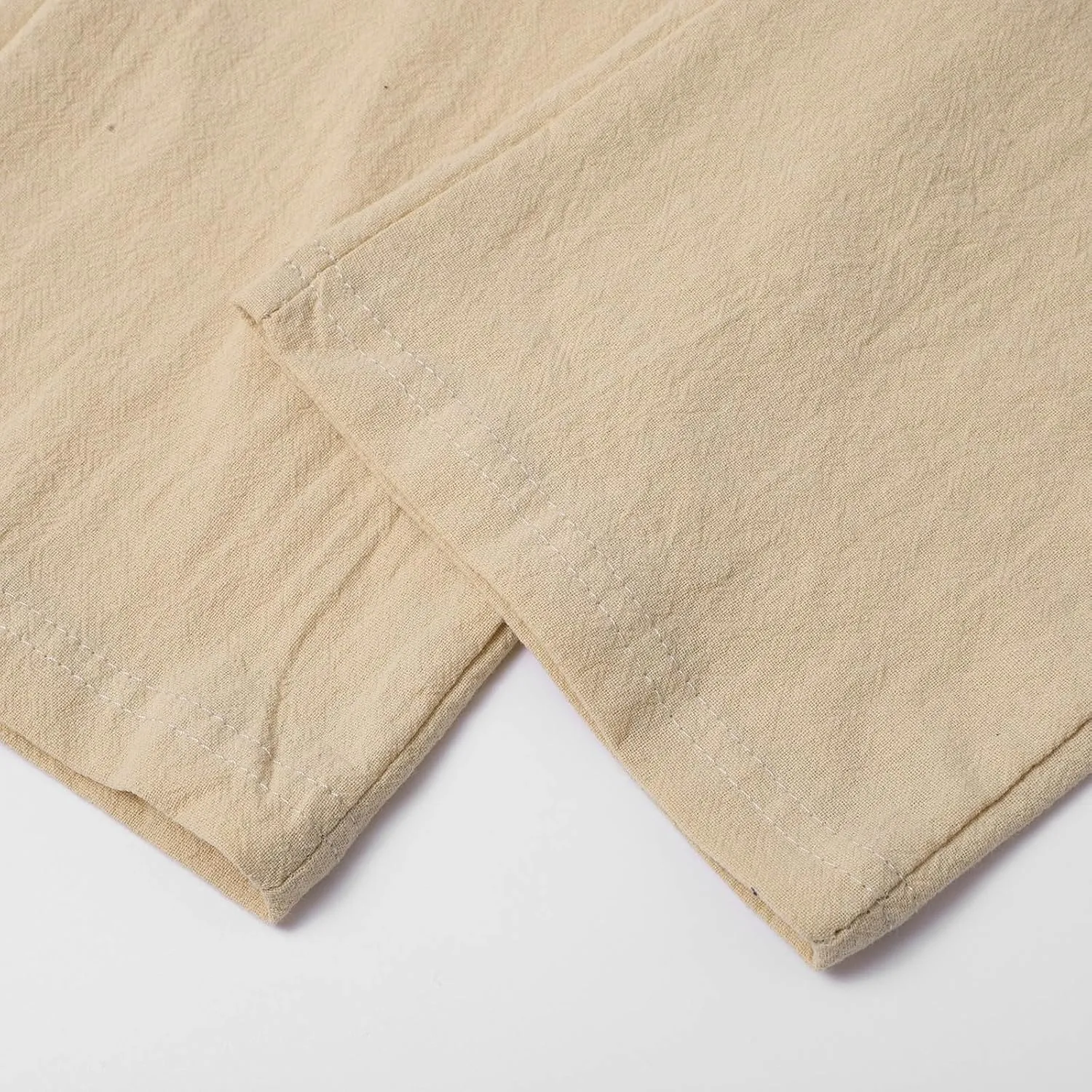 Cotton Linen Pants Men Casual Drawstring Summer Beach Pants Lightweight Breathable Flat Front Trouser with Pockets