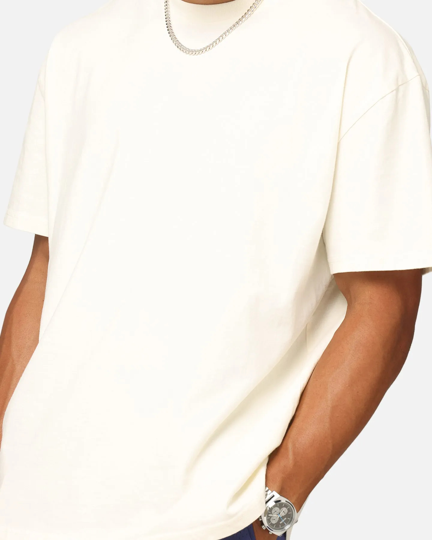 Culture Kings Boxy T-Shirt Off White