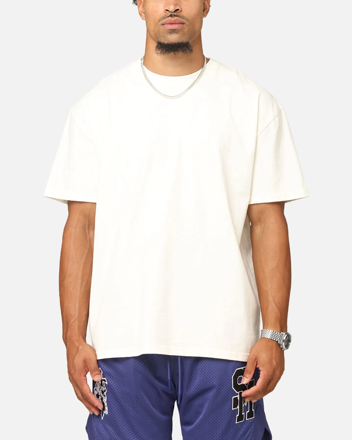 Culture Kings Boxy T-Shirt Off White