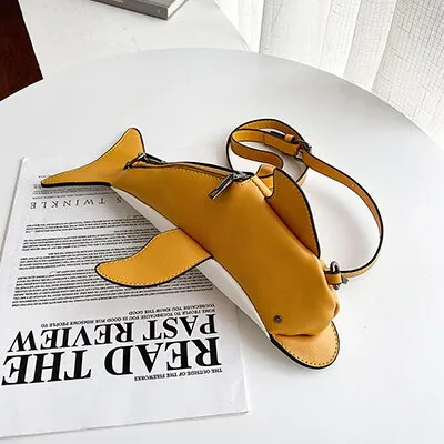 Cute Dolphin Design Women Shoulder Bag Purses And Handbags Cartoon Crossbody Messenger Bag Girls 2020 BolsaLovely  Coin Purse