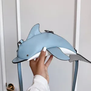 Cute Dolphin Design Women Shoulder Bag Purses And Handbags Cartoon Crossbody Messenger Bag Girls 2020 BolsaLovely  Coin Purse