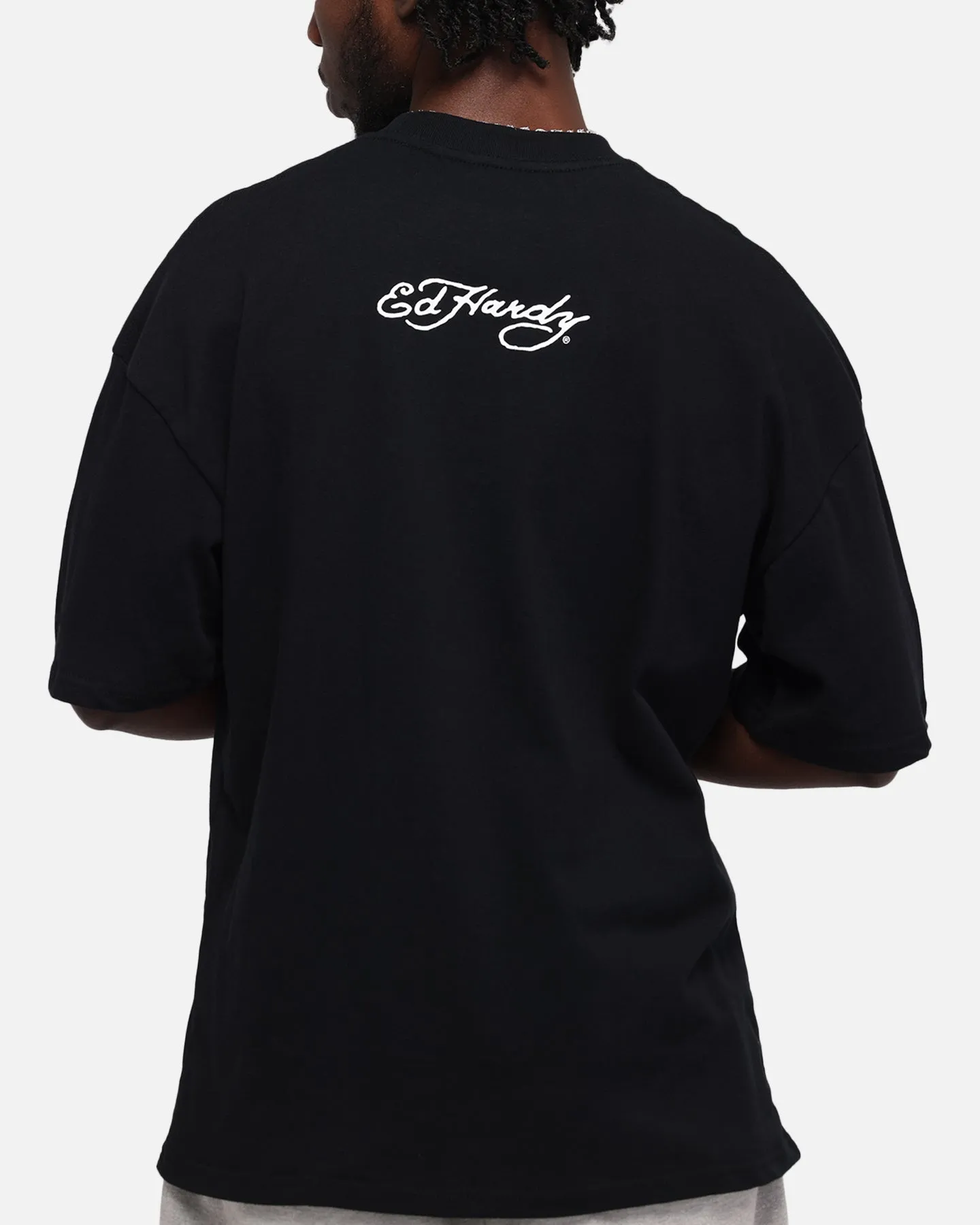 Ed Hardy Lightning T-Shirt Black