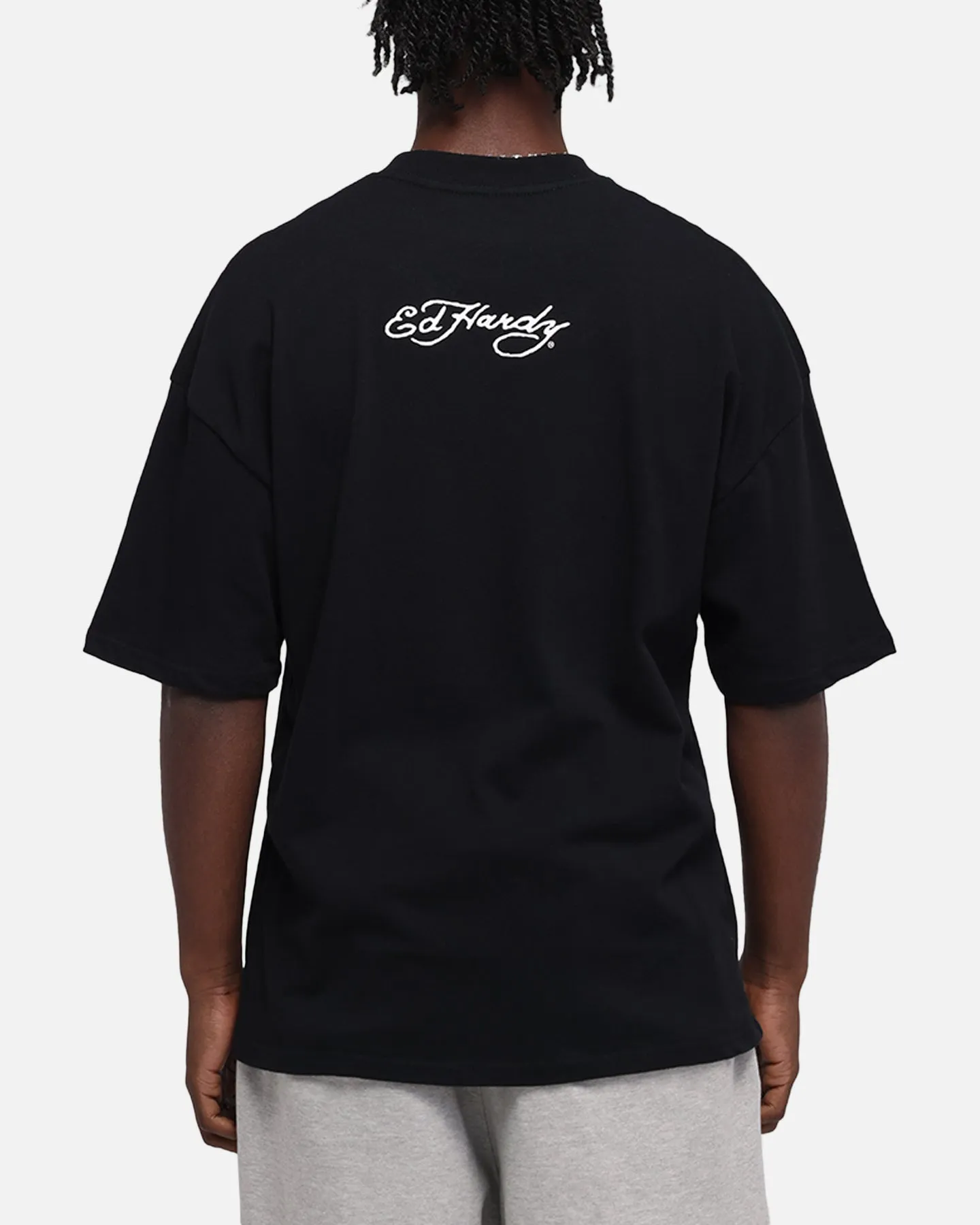 Ed Hardy Lightning T-Shirt Black