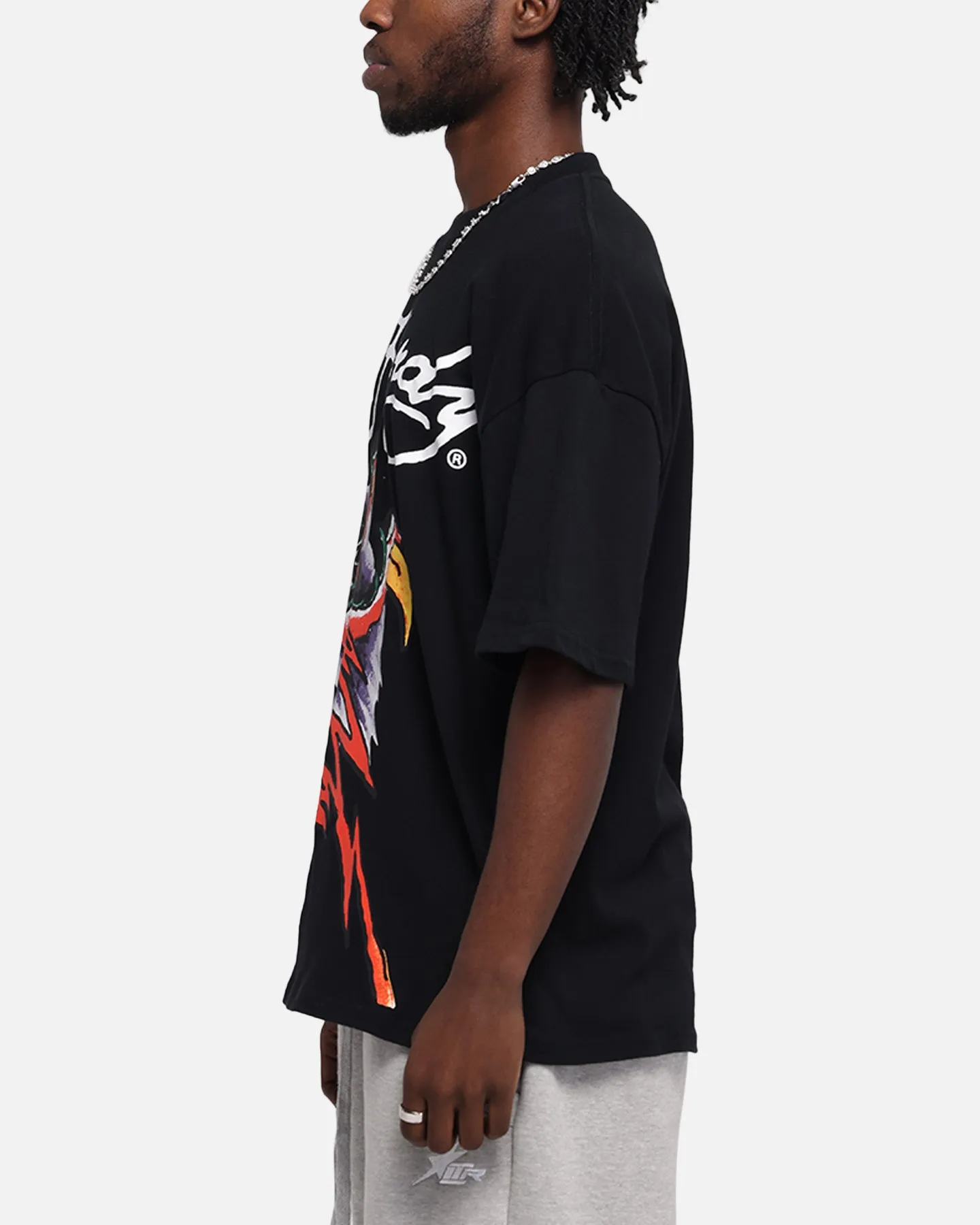 Ed Hardy Lightning T-Shirt Black