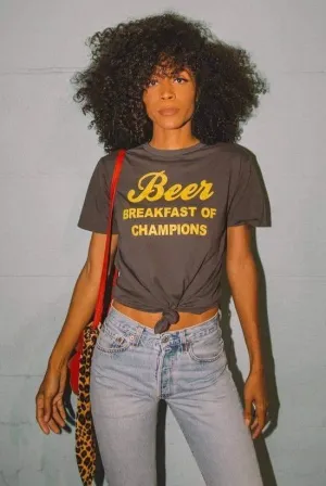 Electric West Beer Breakfast of Champions Tee Shirt