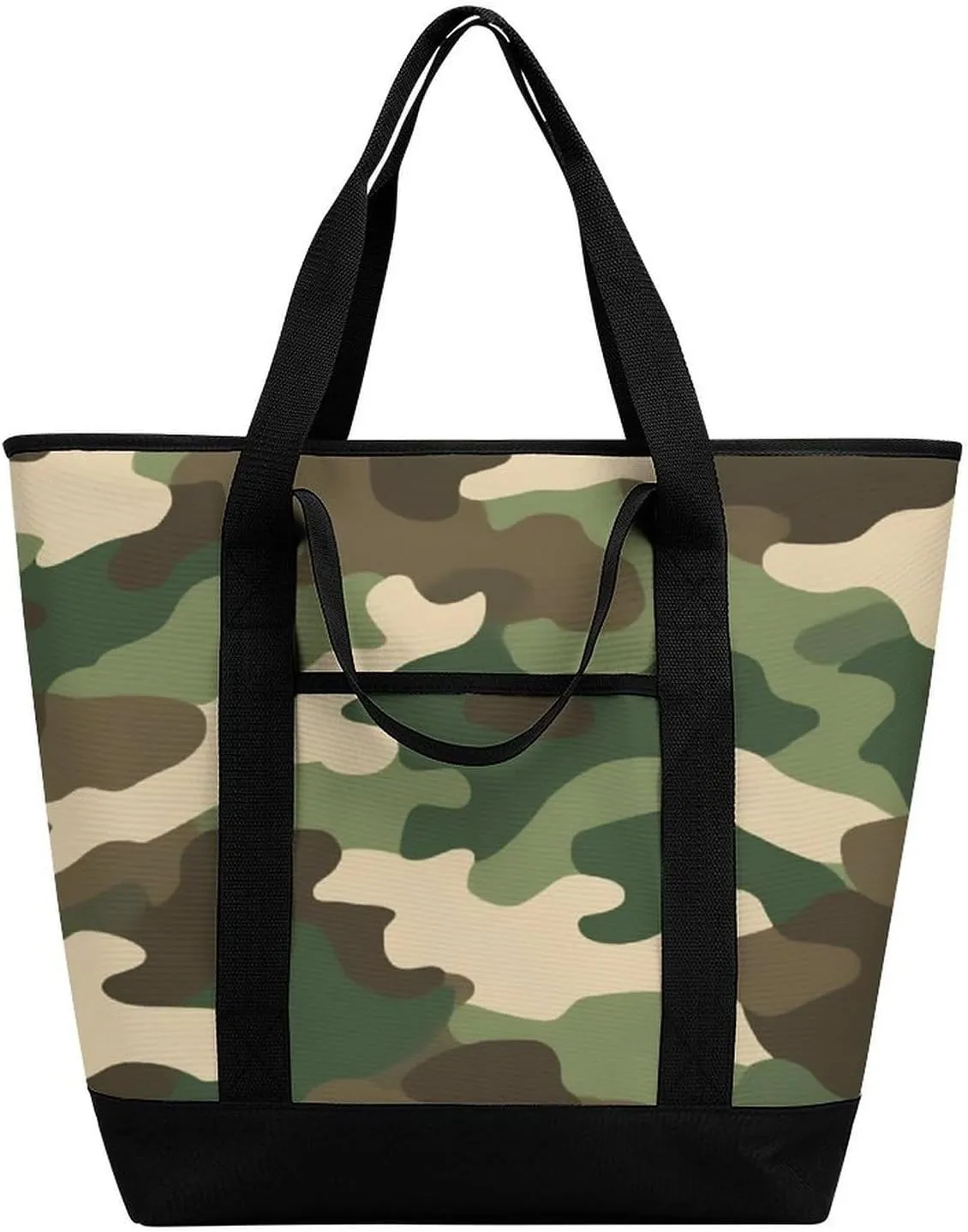 Fashionable Commuter Tote Bag Large Insulated Work Handbag