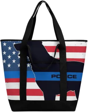 Fashionable Commuter Tote Bag Large Insulated Work Handbag