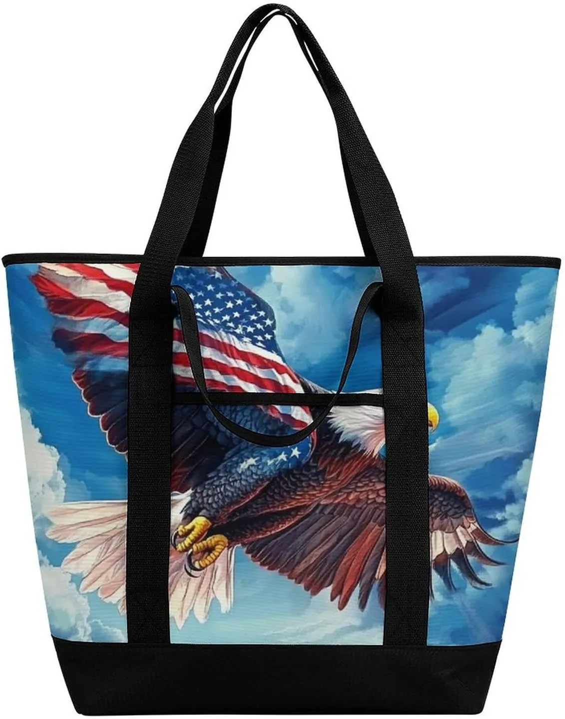 Fashionable Commuter Tote Bag Large Insulated Work Handbag