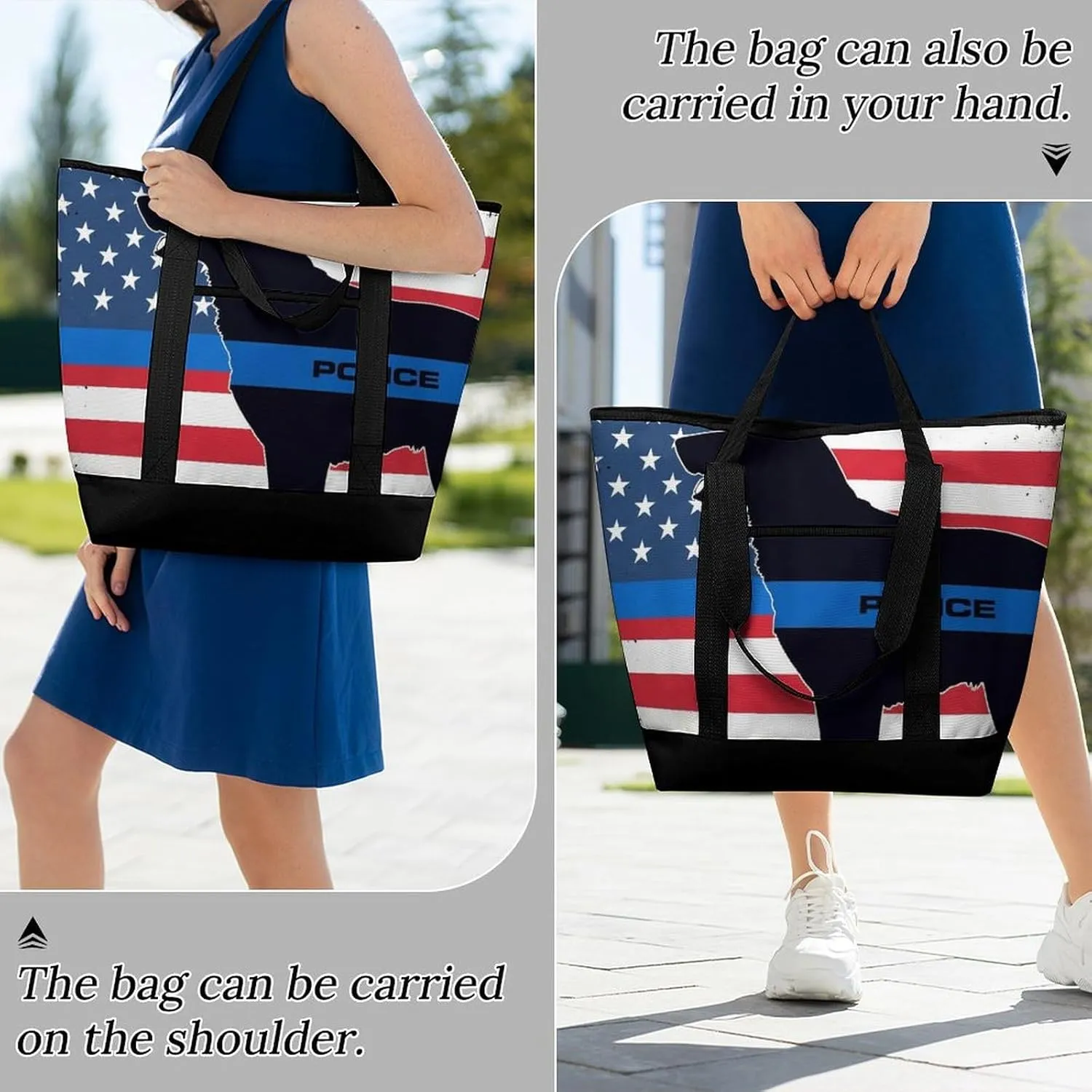 Fashionable Commuter Tote Bag Large Insulated Work Handbag