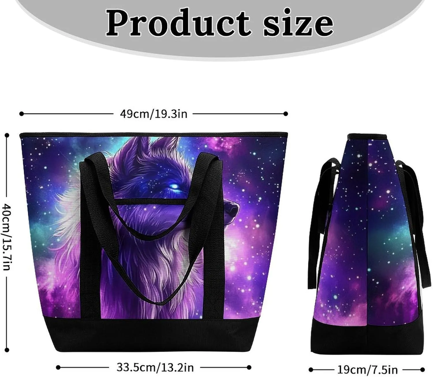 Fashionable Commuter Tote Bag Large Insulated Work Handbag