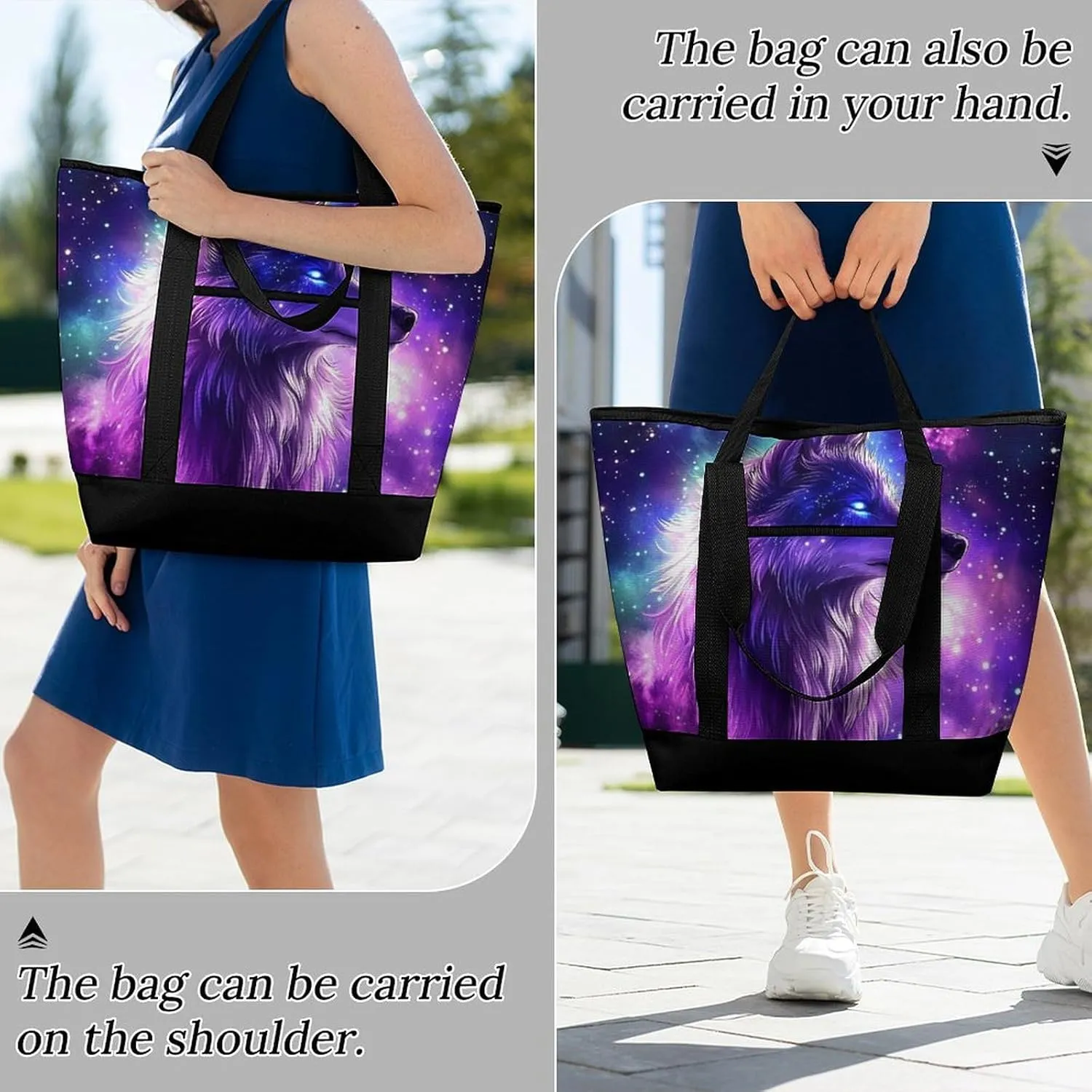 Fashionable Commuter Tote Bag Large Insulated Work Handbag
