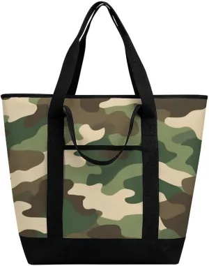 Fashionable Commuter Tote Bag Large Insulated Work Handbag