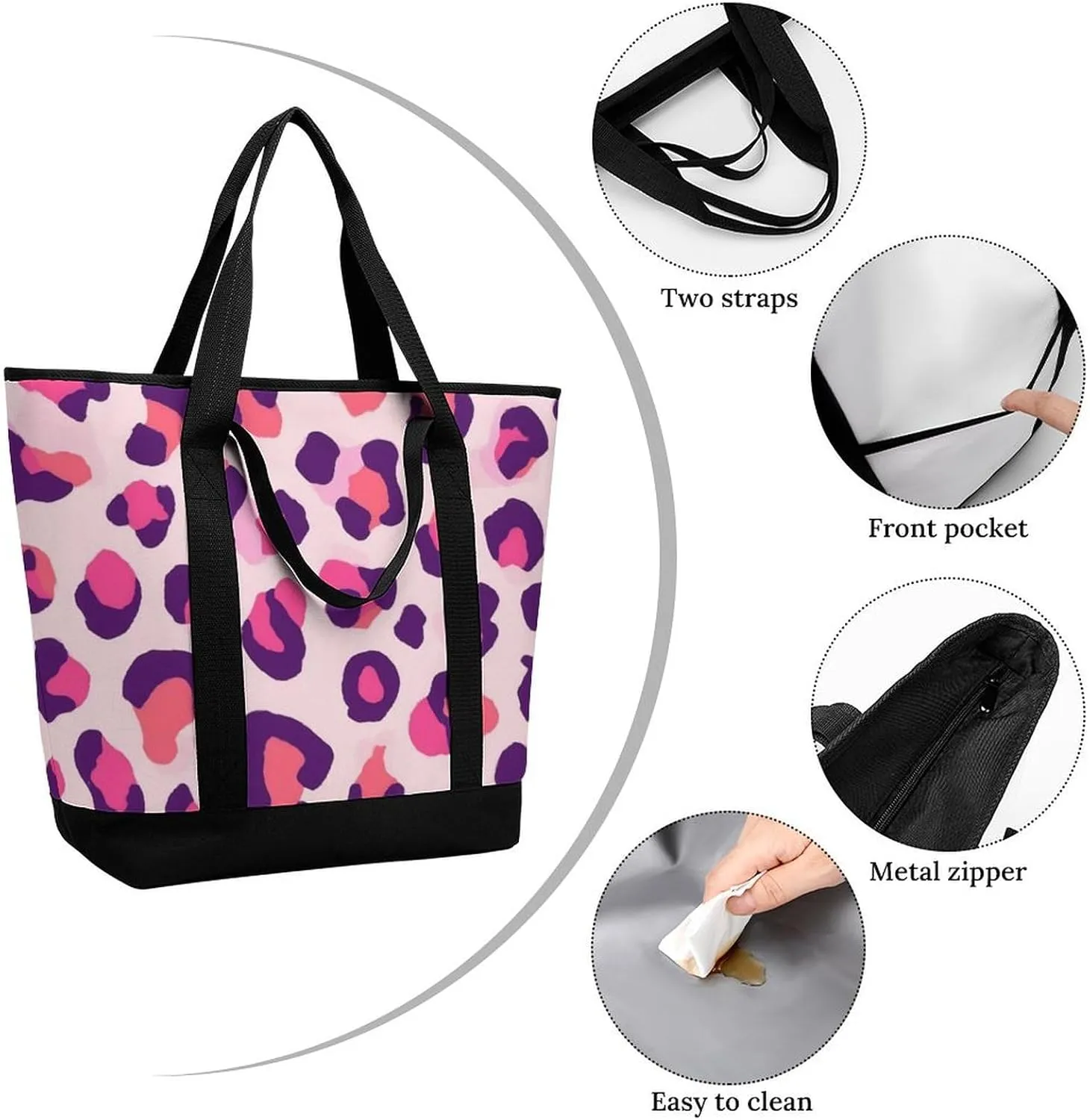 Fashionable Large Thermal Tote Bag Insulated Work/Commute Bag For Women & Men