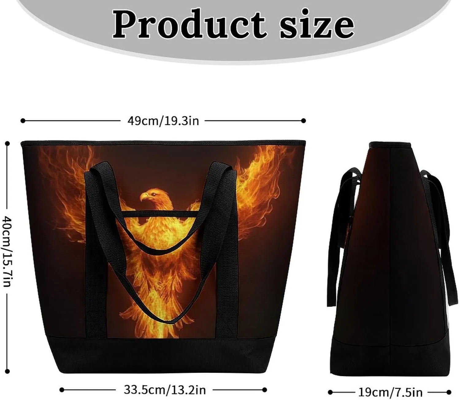 Fashionable Large Thermal Tote Bag Insulated Work/Commute Bag For Women & Men