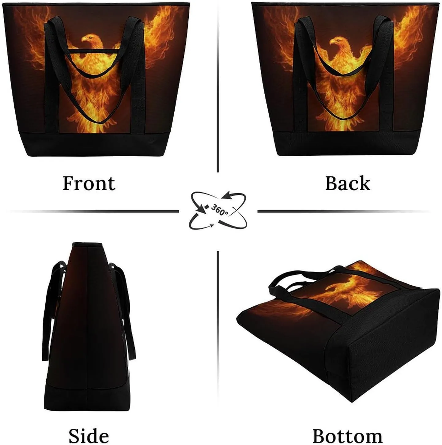 Fashionable Large Thermal Tote Bag Insulated Work/Commute Bag For Women & Men
