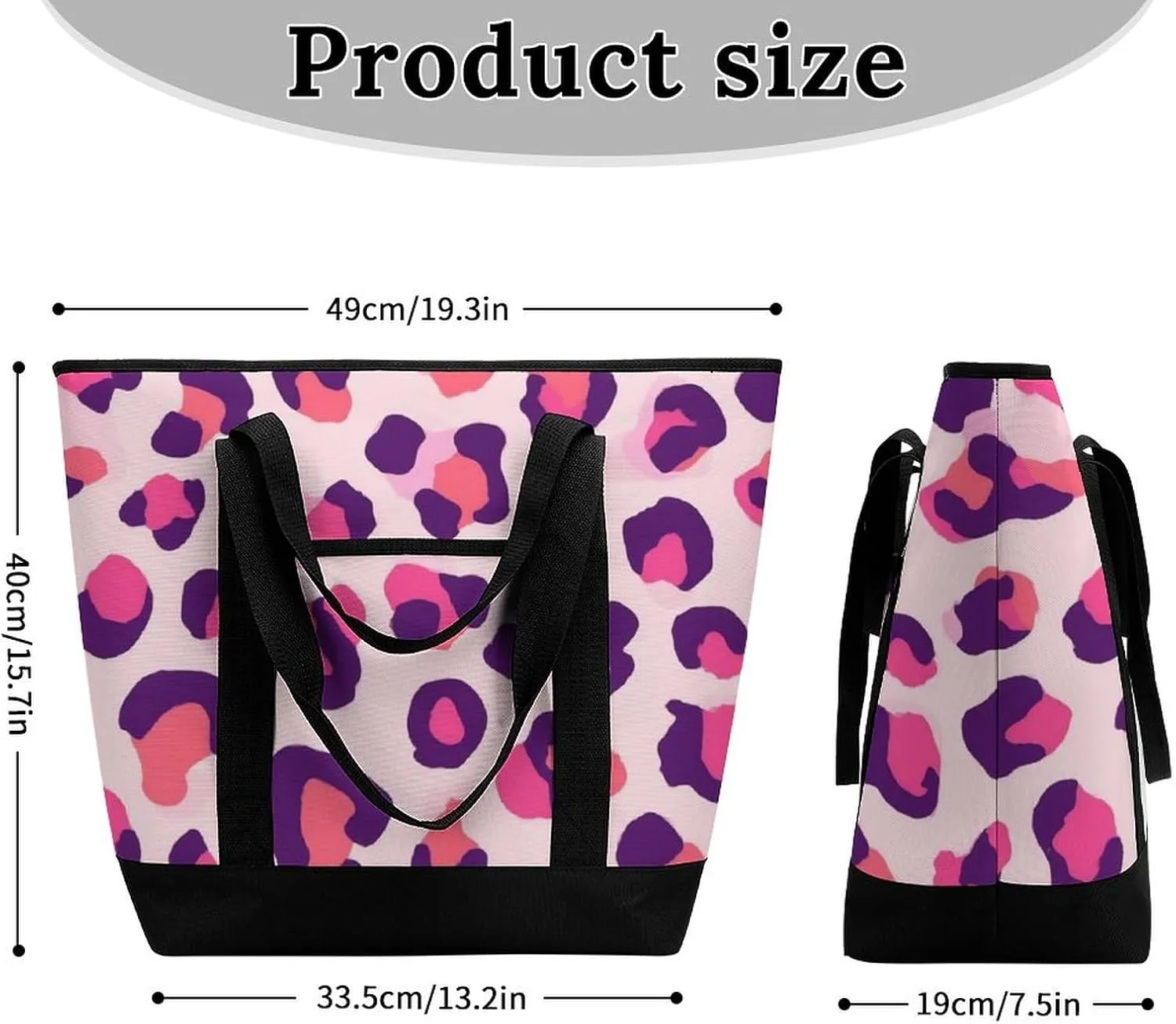 Fashionable Large Thermal Tote Bag Insulated Work/Commute Bag For Women & Men