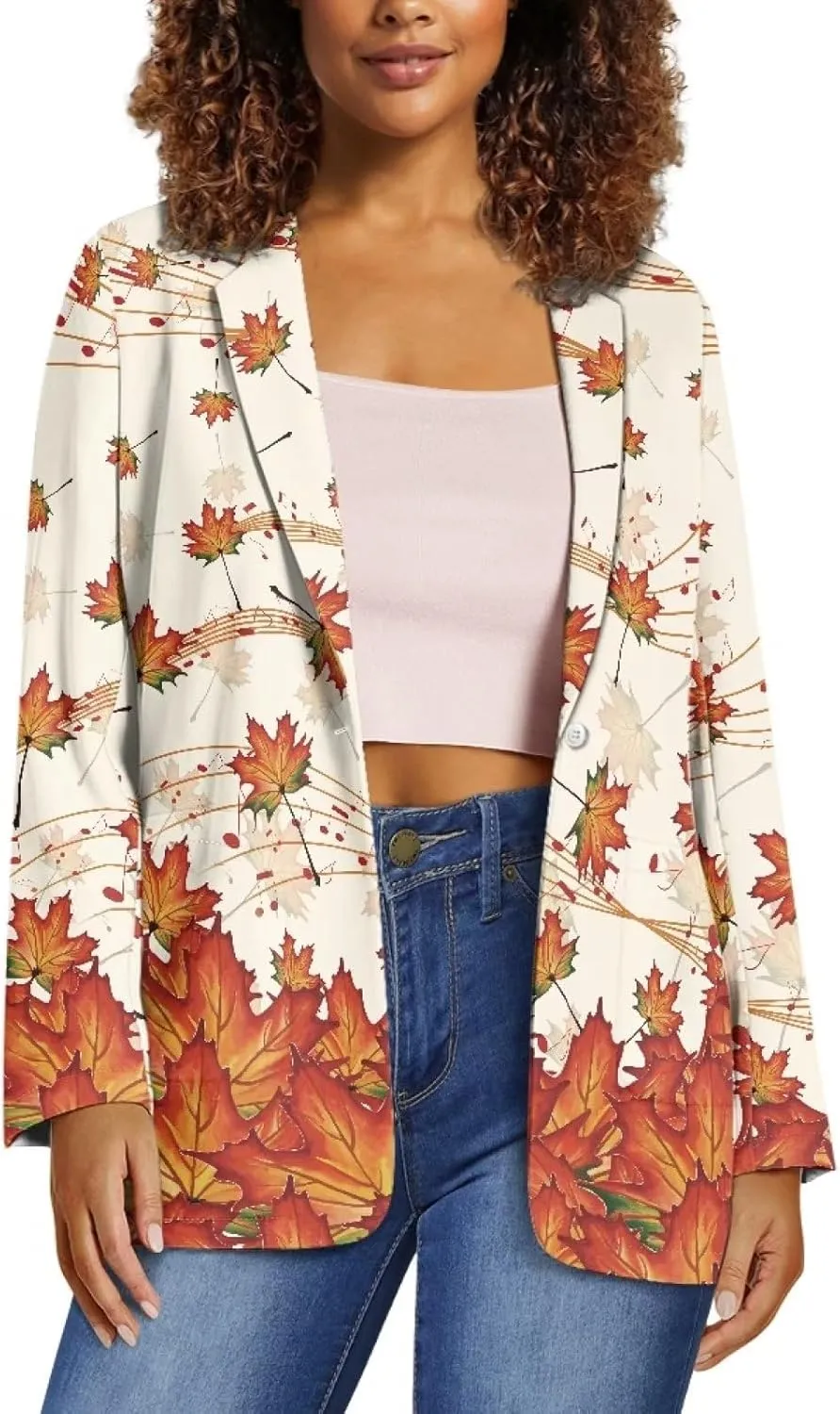 Flashideas Womens Blazer Fall Outfits Women Trendy with Pockets Open Front Long Sleeve