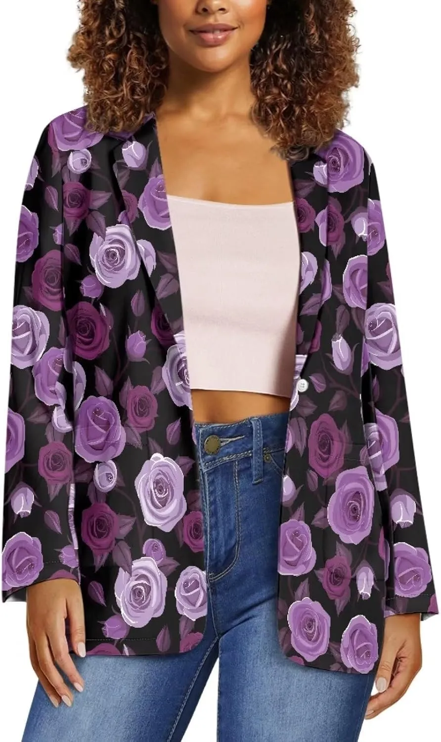Flashideas Womens Blazer Fall Outfits Women Trendy with Pockets Open Front Long Sleeve
