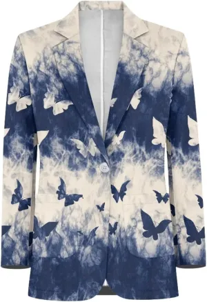 Flashideas Womens Blazer Fall Outfits Women Trendy with Pockets Open Front Long Sleeve