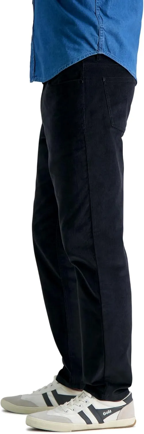 Haggar Mens Straight Fit Stretch Corduroy Pant