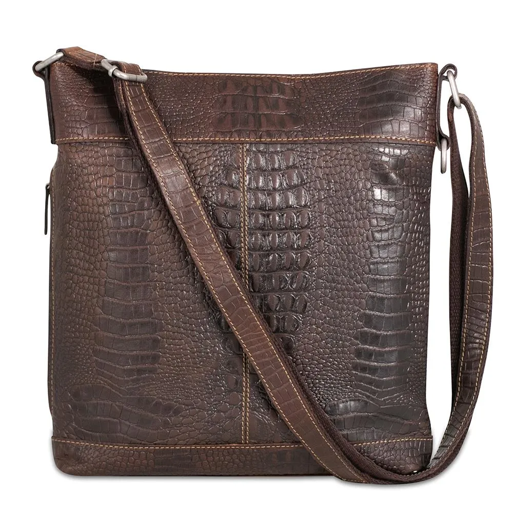 Hornback Croco Crossbody Bag #HB312