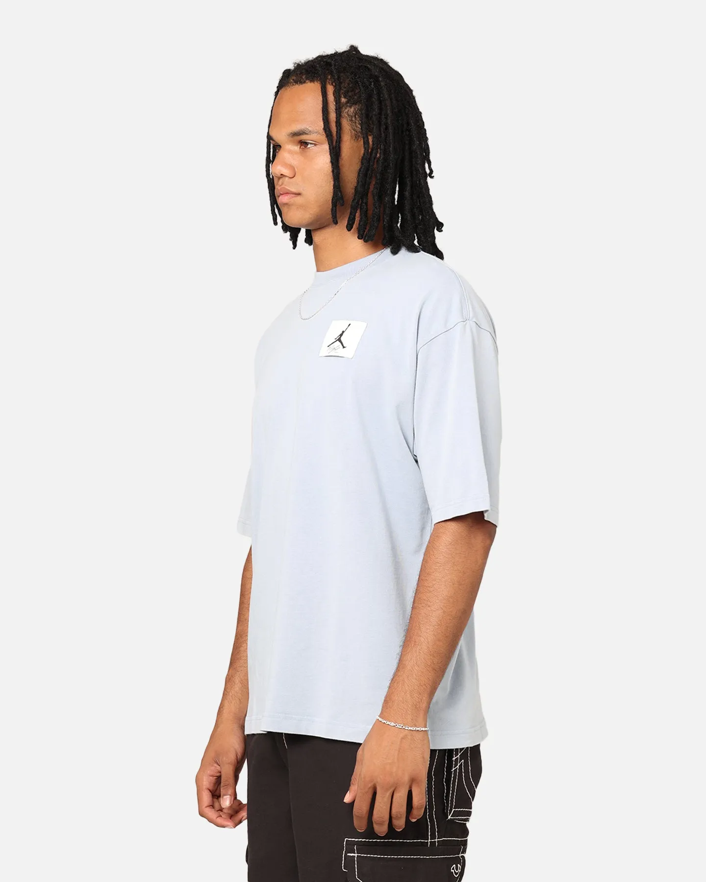 Jordan Flight Essentials Oversized Crewneck T-Shirt Blue Grey