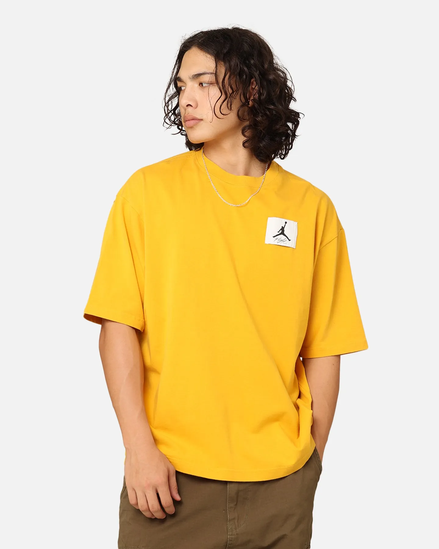 Jordan Flight Essentials Oversized T-Shirt Yellow Ochre