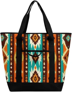 Large Thermal Shopping Tote Bag Travel Friendly Fashion Handbag Commuter Bag