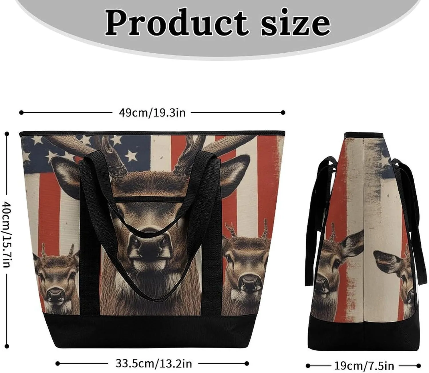 Large Thermal Shopping Tote Bag Travel Friendly Fashion Handbag Commuter Bag