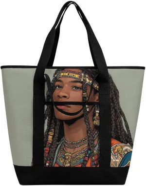 Large Thermal Shopping Tote Bag Travel Friendly Fashion Handbag Commuter Bag
