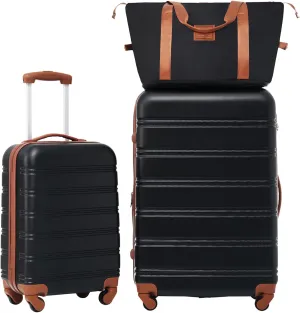 Lightweight 2-Piece ABS Spinner Luggage Set with TSA Lock, 20"   28"