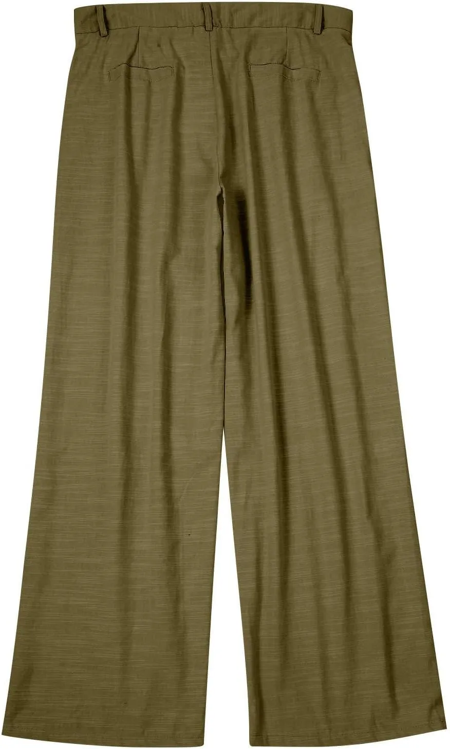 Mens Linen Pants Big and Tall Classic Flat Front Chino Pants Casual Lightweight Straight Leg Summer Beach Trousers