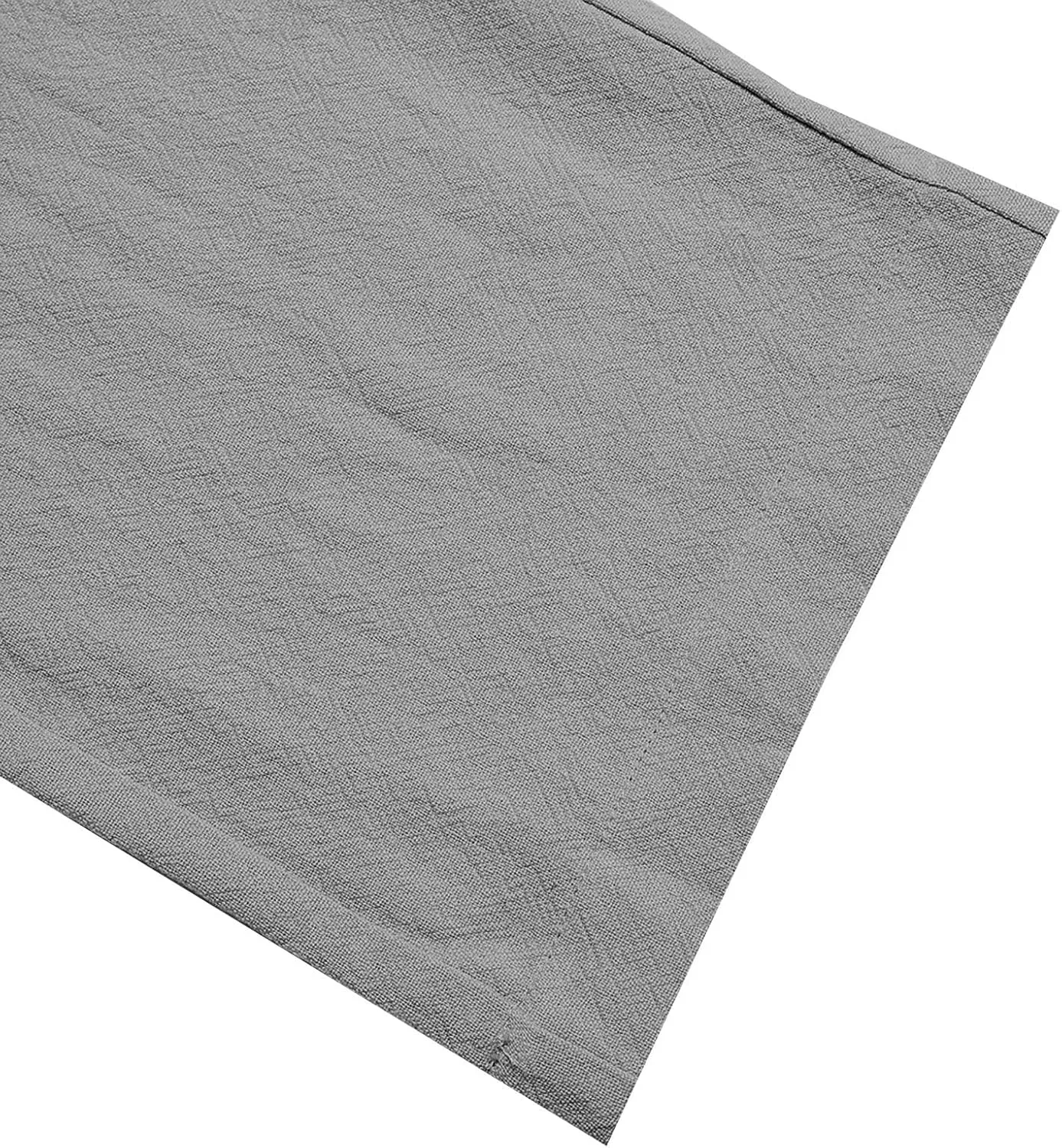 Mens Linen Pants Big and Tall Summer Elastic Waist Drawstring Beach Athletic Pants for Workout, Jogging, Running