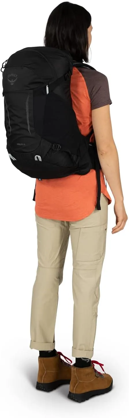 Osprey Hikelite 28L Unisex Hiking Backpack, Tan Concrete, Medium/Large