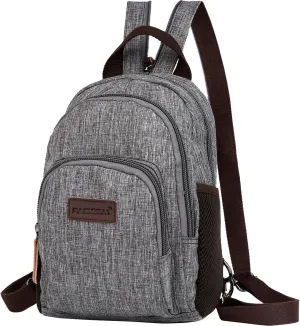 PACKISM Small Backpack Purse for Women - Convertible Sling Bag Multiple Compartment Pockets Adjustable Straps Mini Backpack