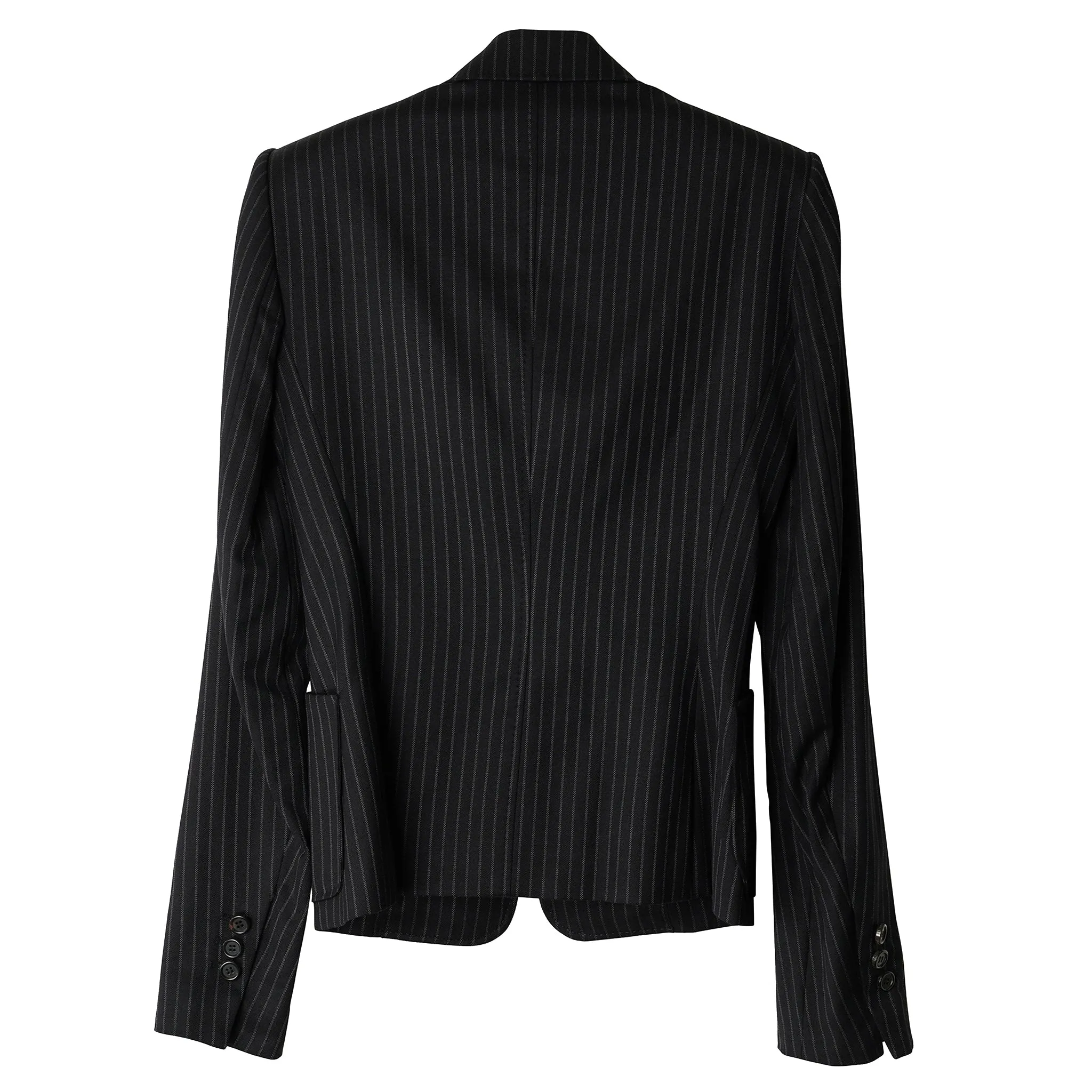 PINSTRIPE JACKET / BLACK