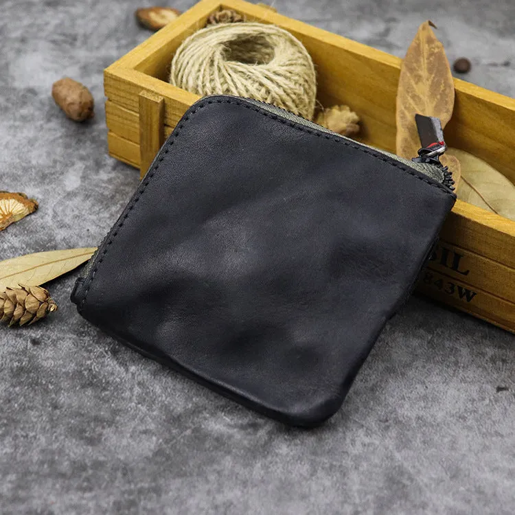 Retro Zipper Small Coin Bags Wallets