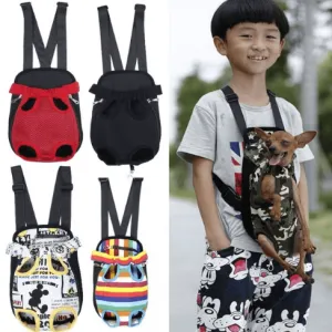 Sling Type Pet Carrier with Colorful Pattern for Small Dogs