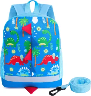 Toddler Backpack Boy with Safety Rope Cute Mini Dinosaur Backpack for Boys Baby Daycare Bag Schoolbag Boys