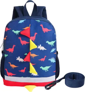 Toddler Dinosaur Backpack for Boys - Cute Kids Daycare Schoolbag