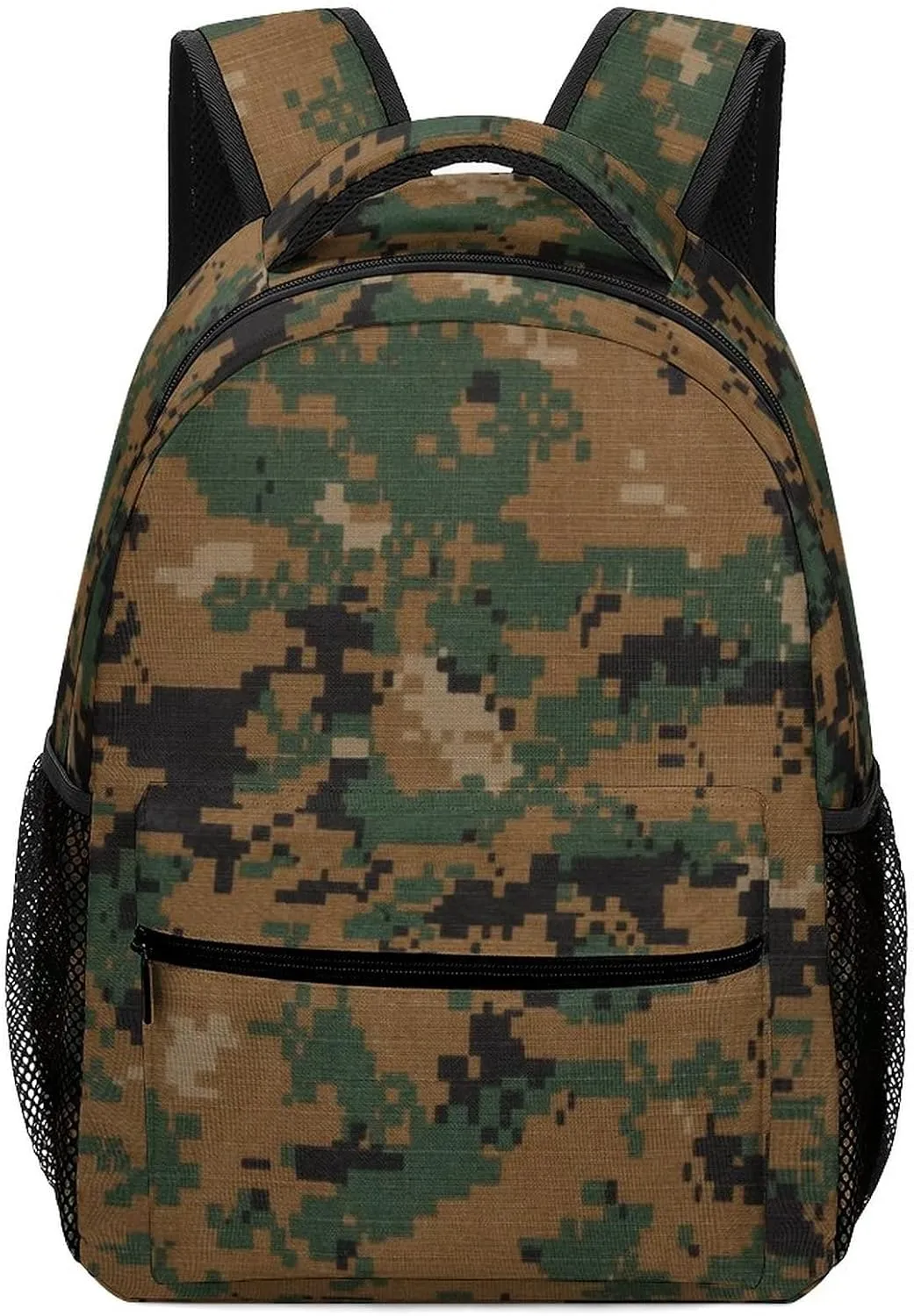 US Marine Force Backpack Marpat Camouflage Large computer Bags with Chest Strap,Lightweight Casual Daypack for Women Men Hiking Travel Work and Business 16 Inch